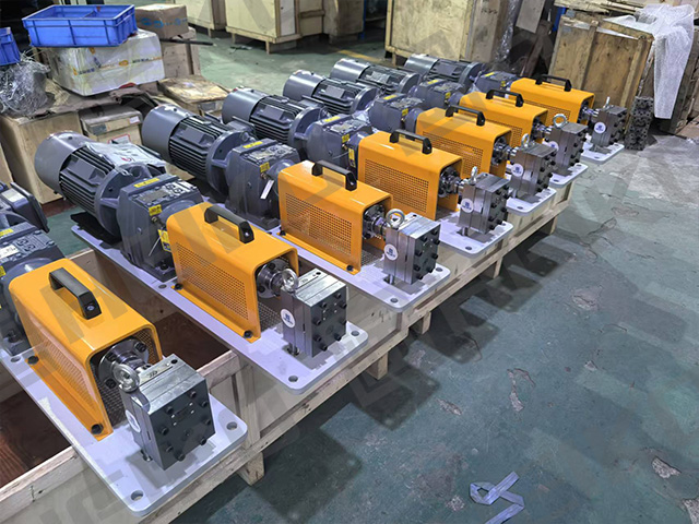 pump melt gear pump for plastic extruder