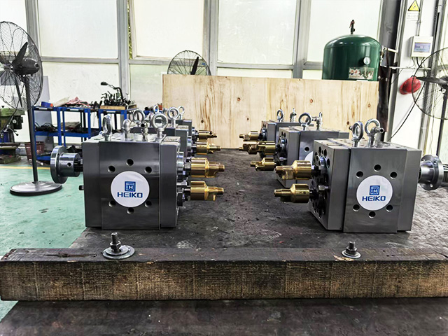 melt pump in extruder