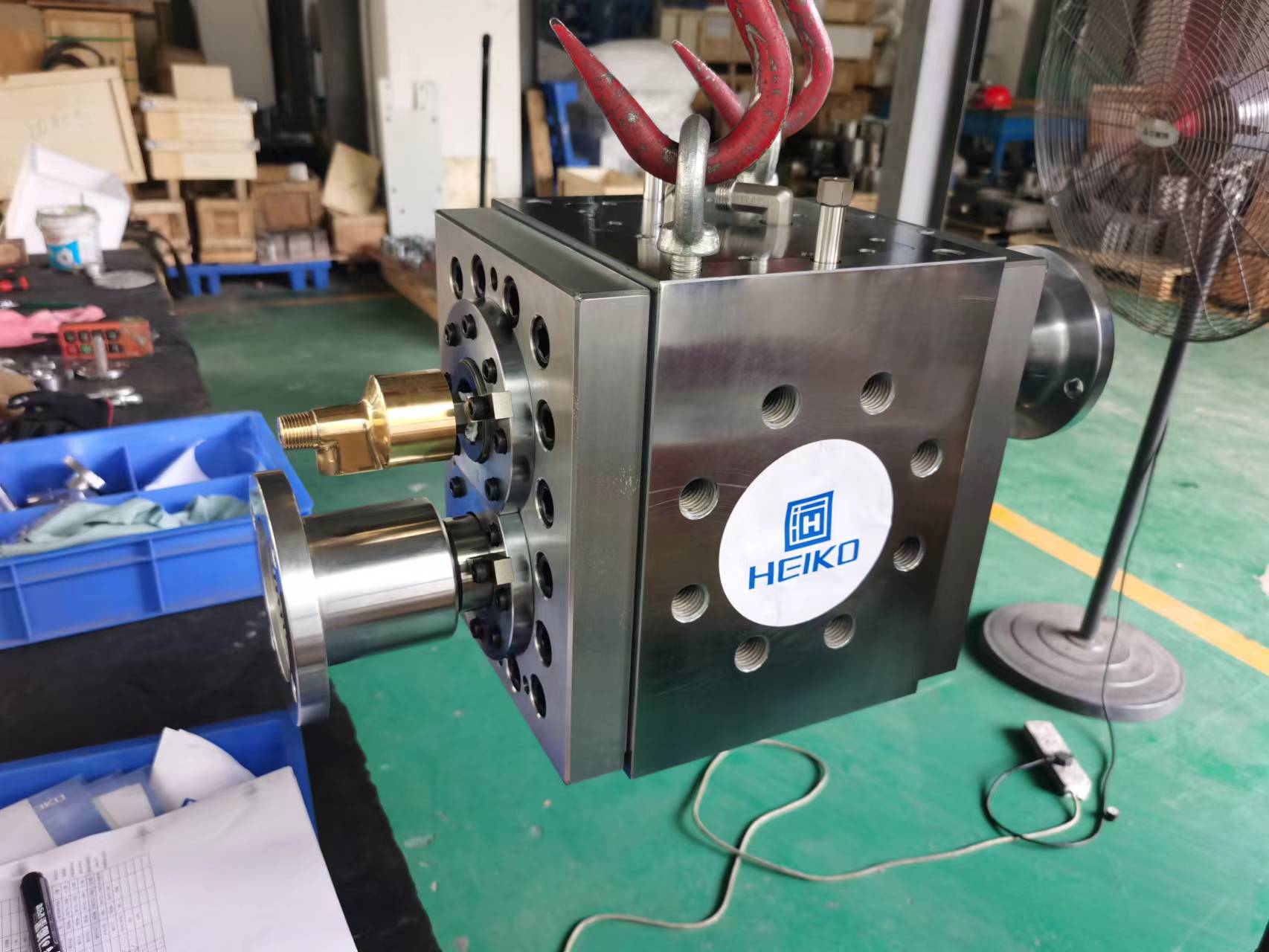rubber extrusion melt gear pump