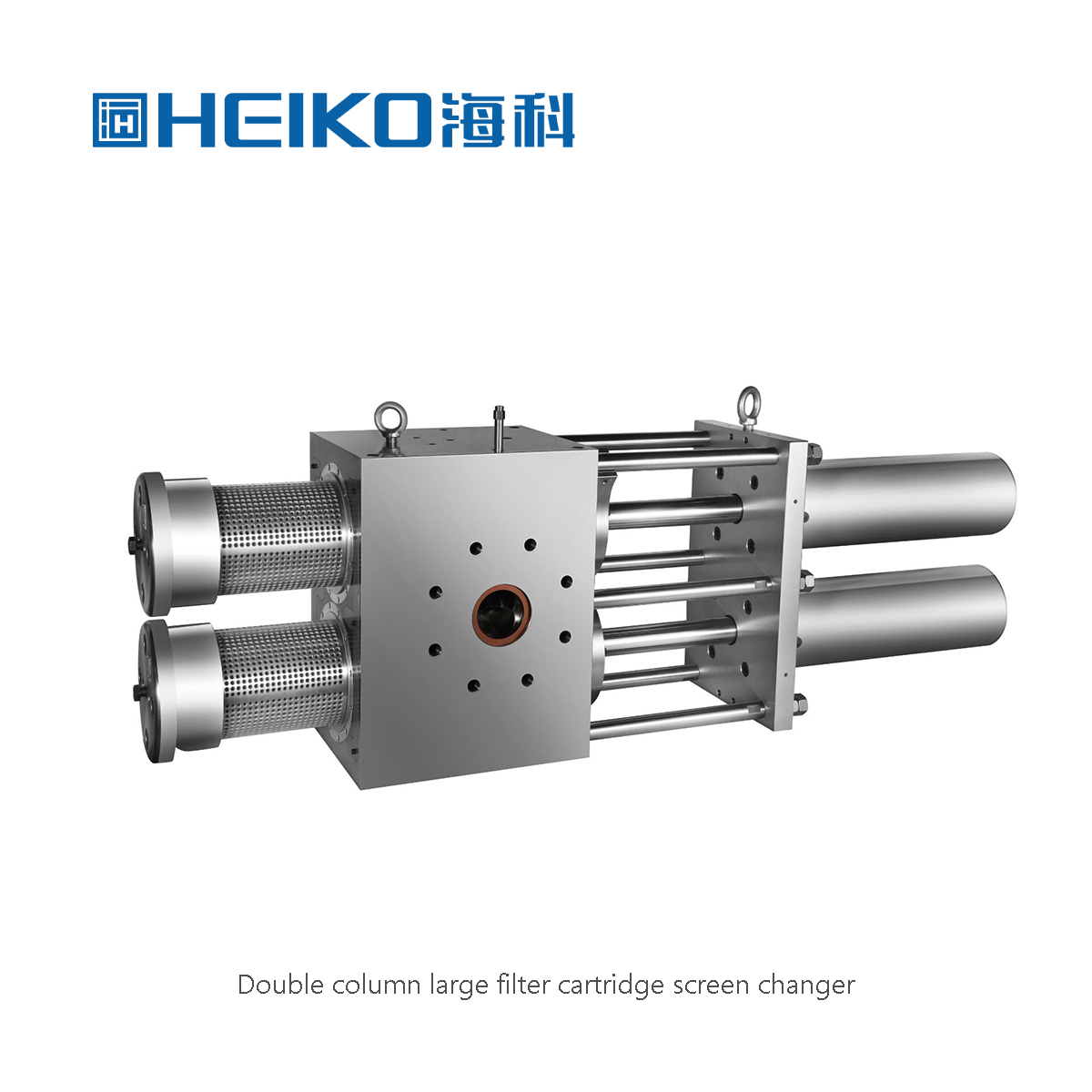 double column hydraulic screen changer